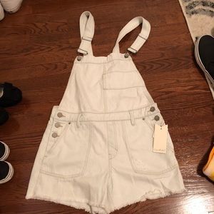 Light Wash Overalls